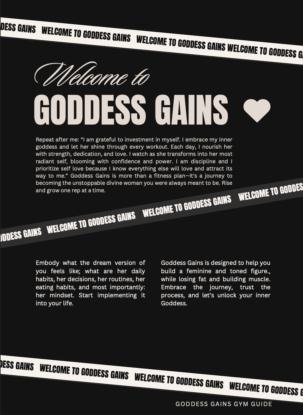 Goddess Gains: Full Body Gym Guide