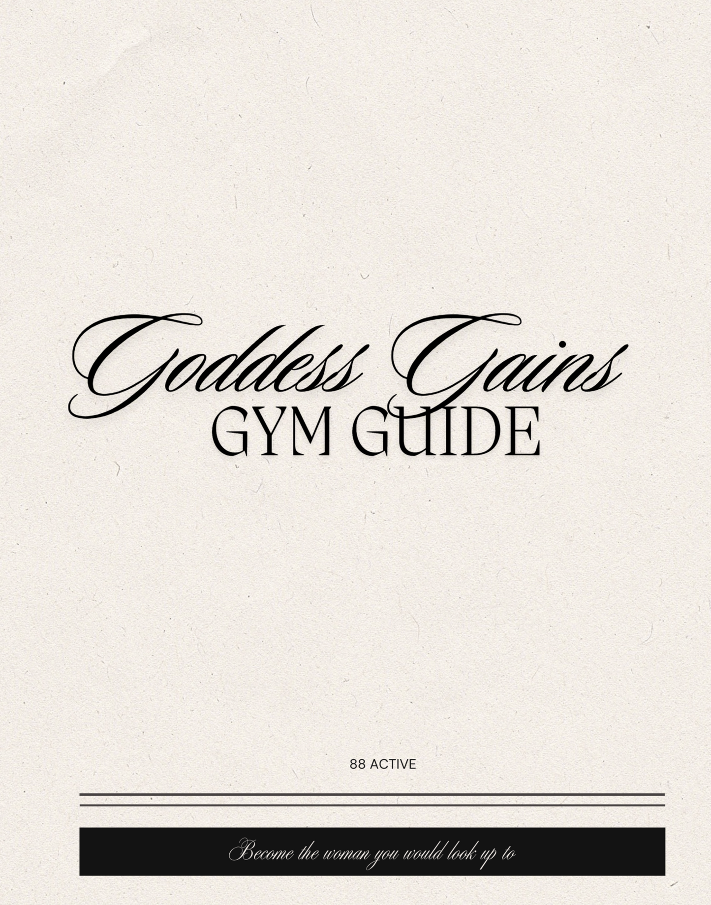 Goddess Gains: Full Body Gym Guide